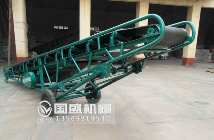 可升降裝卸貨物用皮帶機 可升降裝卸貨物用皮帶機